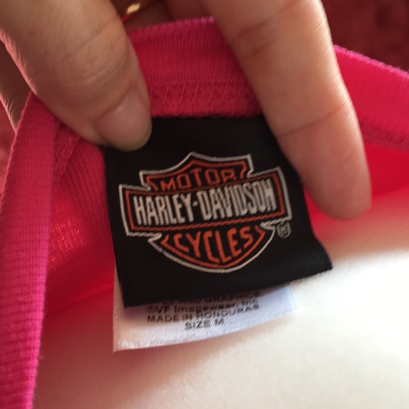 🌟FINAL Price🌟Harley Davidson Camo/Glitter top - Picture 5 of 5
